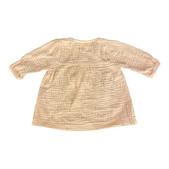 Rabbit and Bear Pink Long Sleeve Baby Dress Size 3-6months - Picture 2 of 5